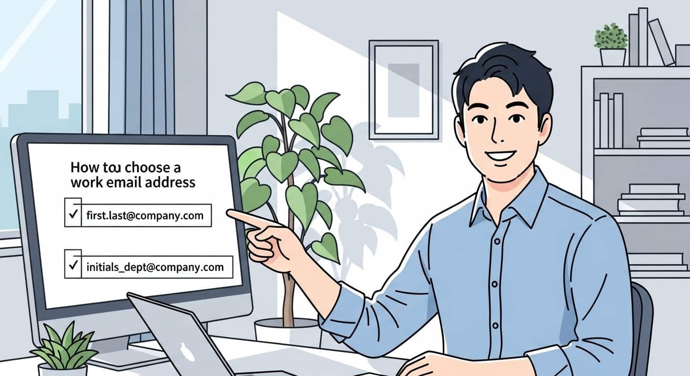 メールアドレスの決め方を解説する