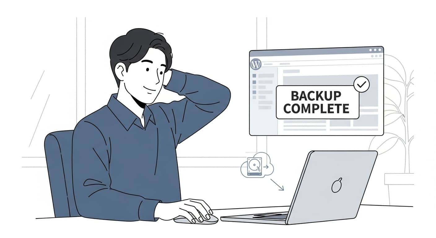 バックアップで安心する人