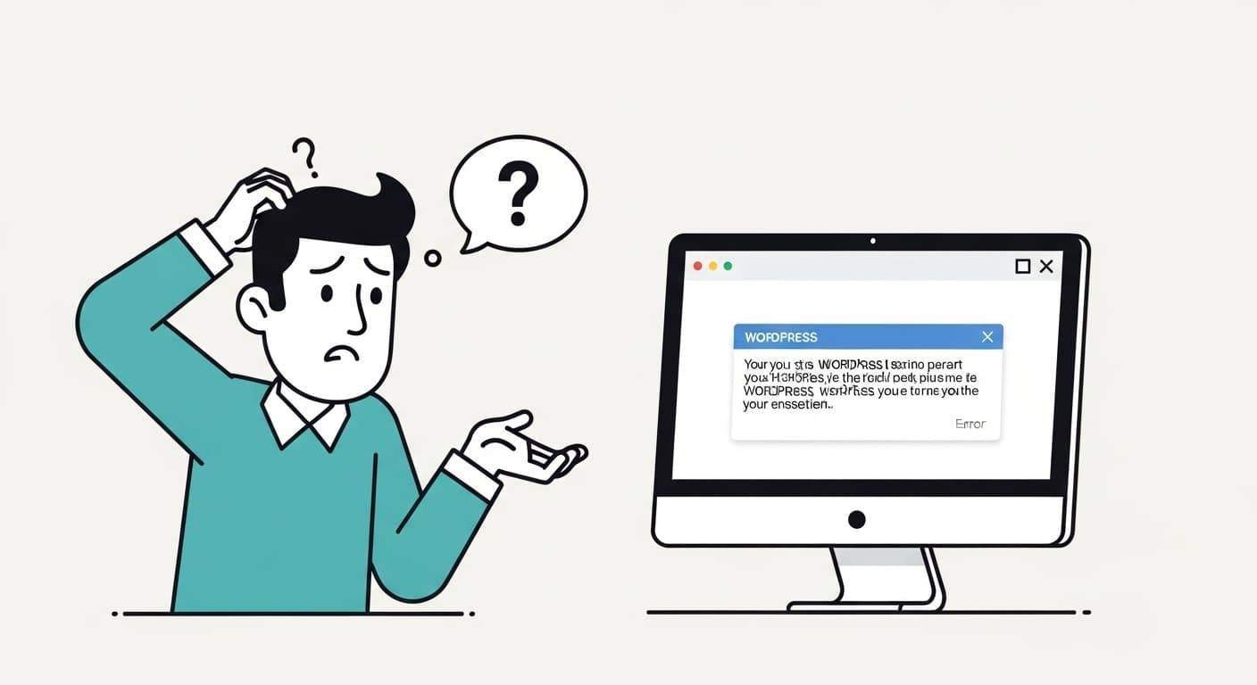 「何かうまくいかかったようです」と表示される主な原因