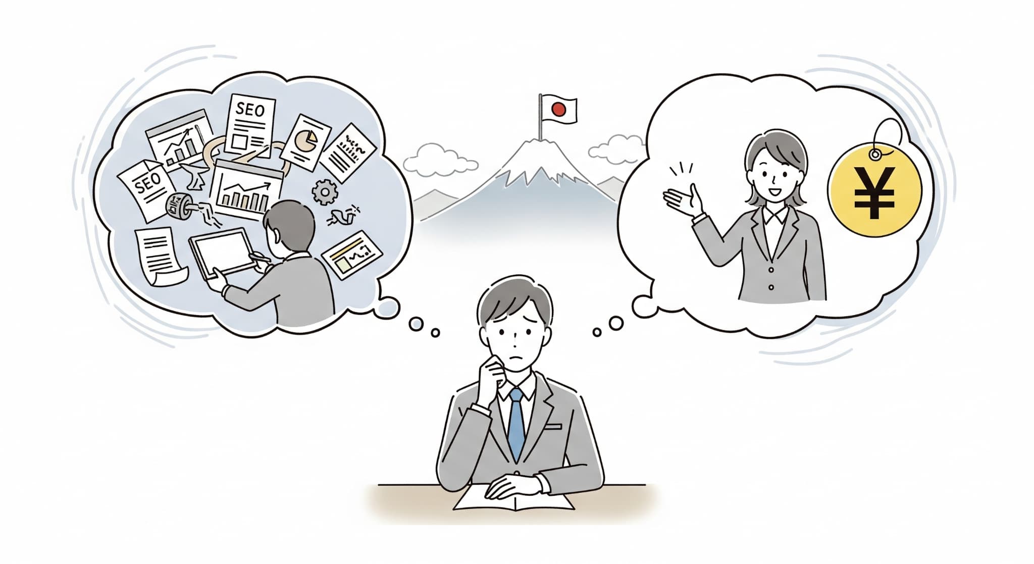 上位表示の施策を自分でするかプロに任せるか悩む