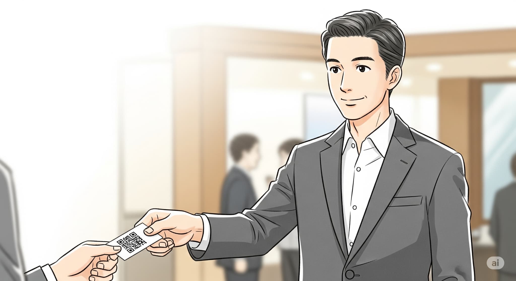 オフライン活動をする人
