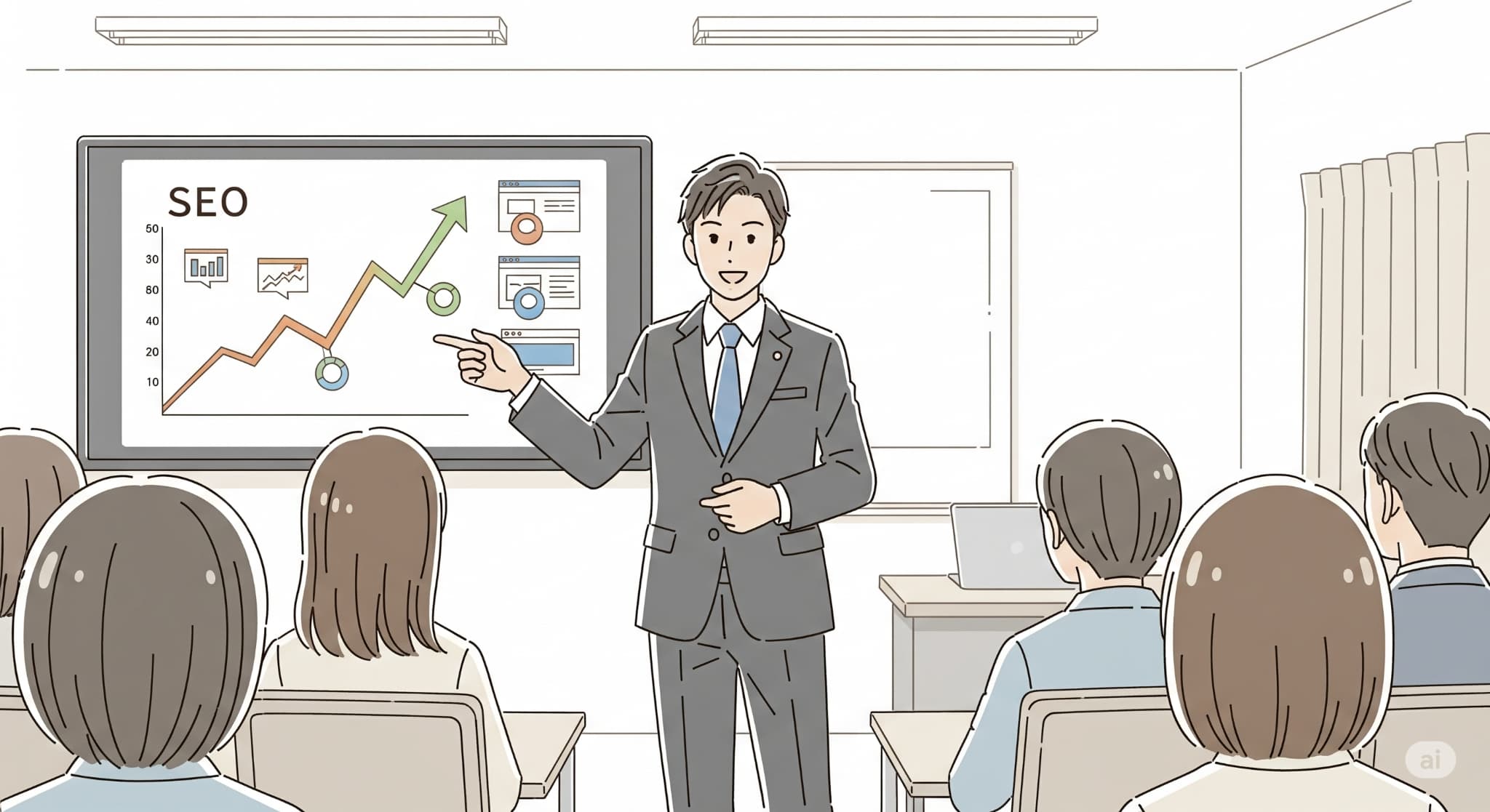SEOを教える講師