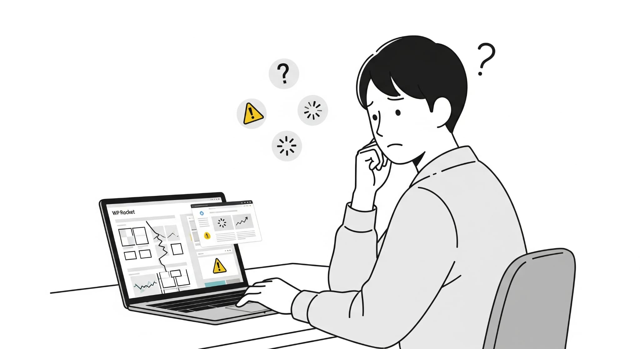 WP Rocketの不具合で悩む人