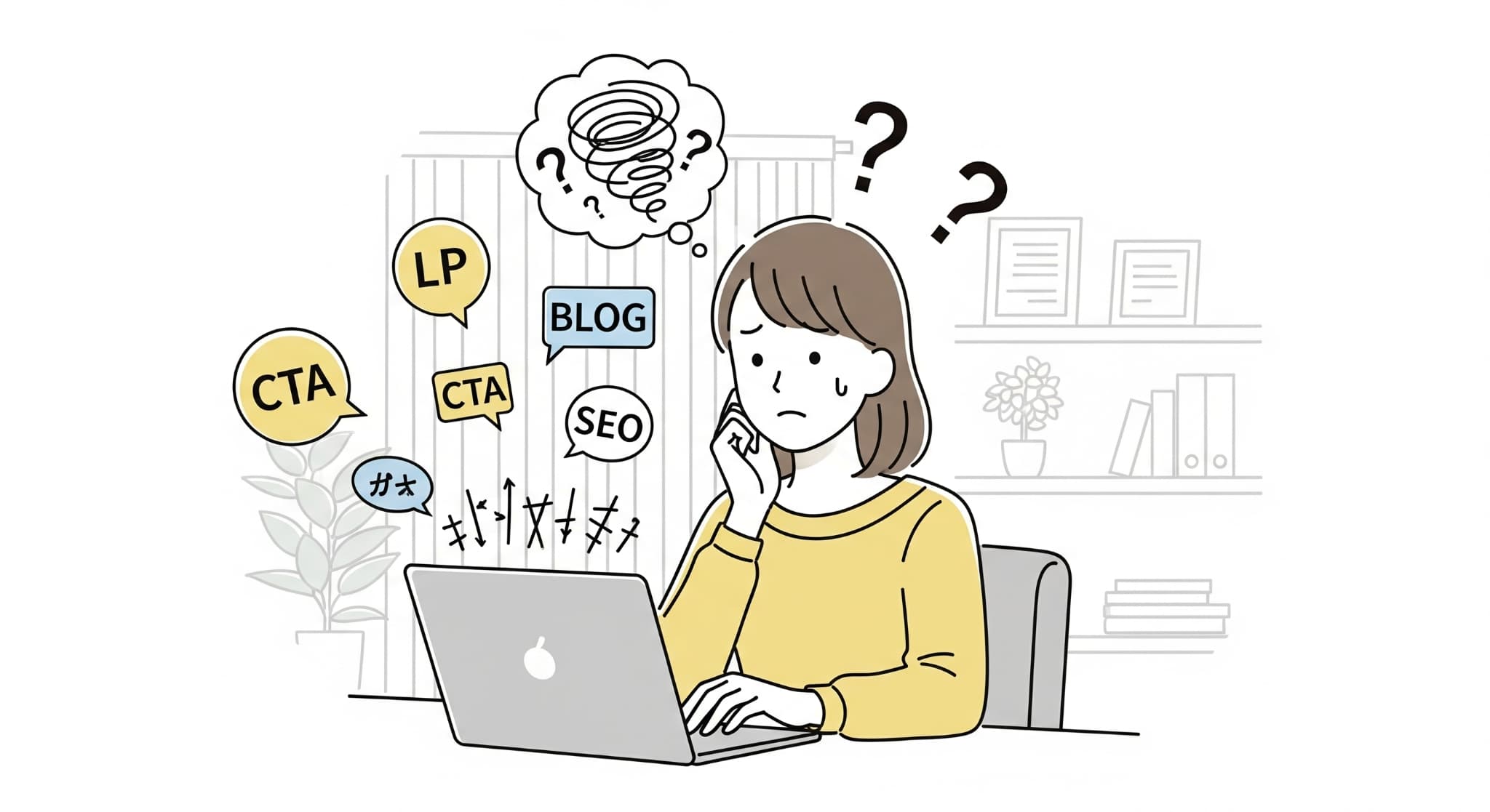 LPやブログという単語で困惑する