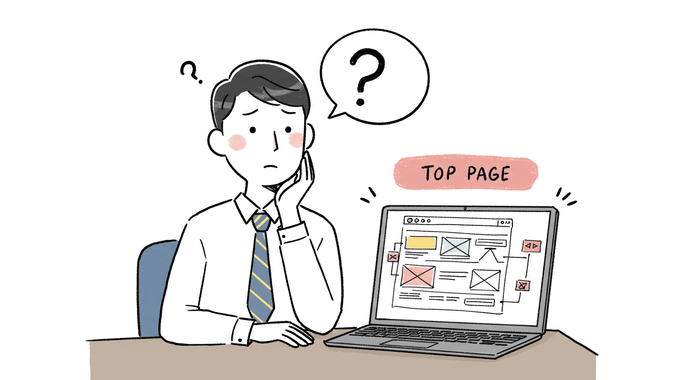 トップページって何?と疑問を持つ人